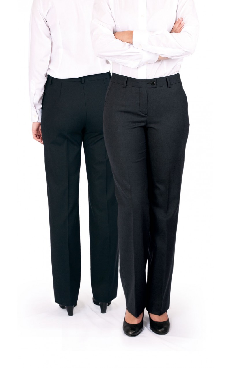 Talla Adquisición Onza Pantalón de mujer con dos bolsillos y corte clásico